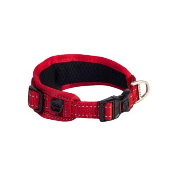 Rogz Utility Gevoerde Halsband XL Rood
