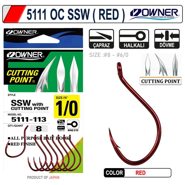 Owner 5111 OC SSW Red İğne
