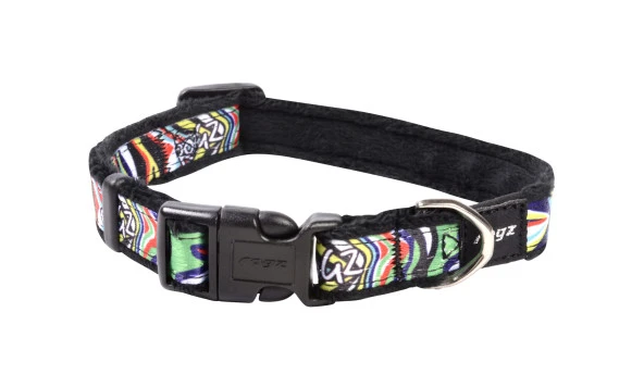 Rogz Fashion Halsband M Wild Stripes