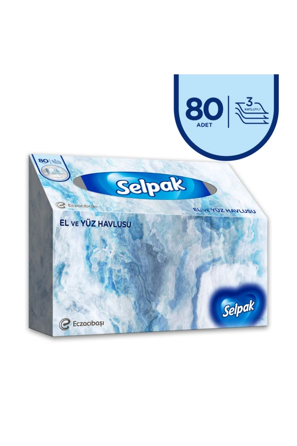 El ve Yüz Havlusu x 2 Paket 160 Yaprak - 3