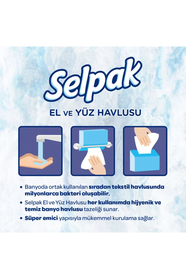 El ve Yüz Havlusu x 2 Paket 160 Yaprak - 5