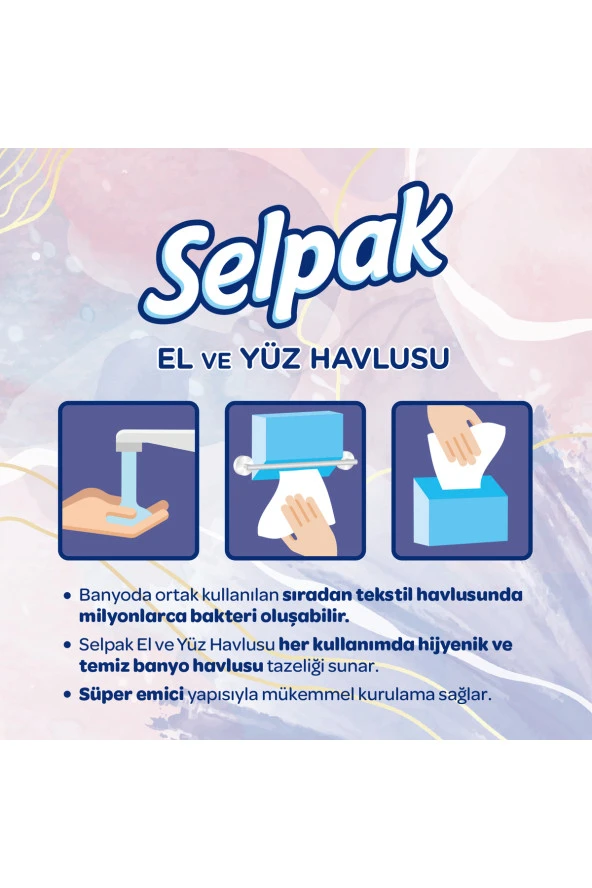 El ve Yüz Havlusu x 2 Paket 160 Yaprak - 7