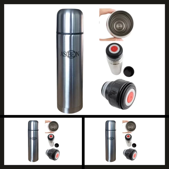 Uyguna-Yakala Fsua005e 0.5 Lt Asben Çelik Termos-ERM.106