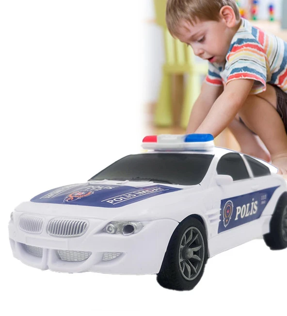Uzaktan Kumandalı Full Fonksiyon Süper Hızlı 1:24 Ölçek,  Spor Polis Arabası - 5