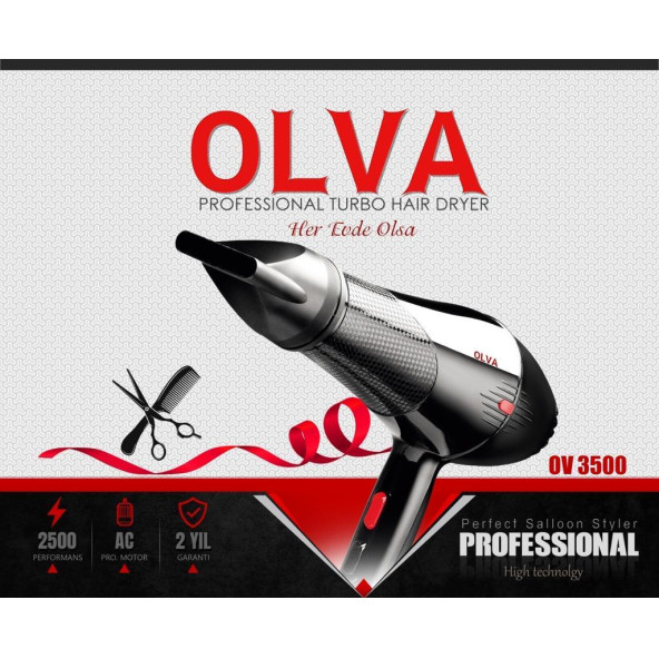 OLVA by Powertec fön saç kurutma makinası OV7000
