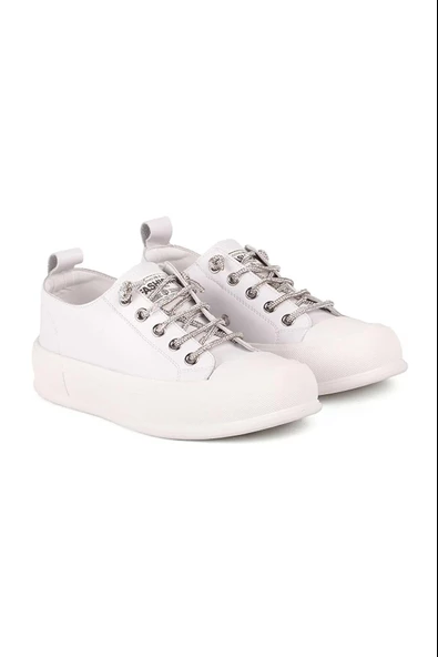 Guja 24Y384-3 Kadın Taş Bağcık Sneaker Ayakkabı - 4