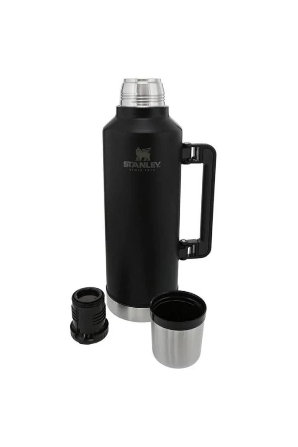 Stanley 10-07935-045 Klasik Vakumlu 2.3 Litre Çelik Termos - Siyah - 3