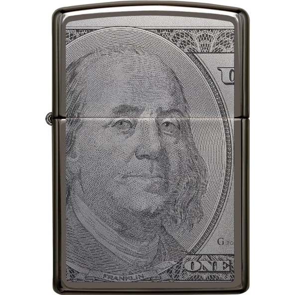 Zippo Çakmak 49025 Currency Design - Resim 2
