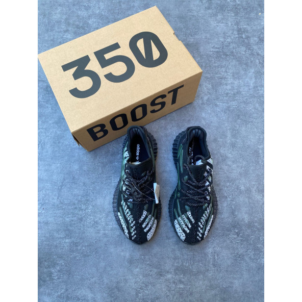 Adidas Yeezy Boost 350 Siyah Yeşil - 4