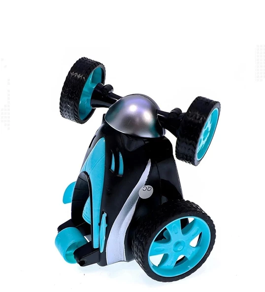 Uzaktan Kumandalı, Florasan Işıklı, 360 Derece Dönebilen Akrobat Araba- Stunt Car - Resim 11