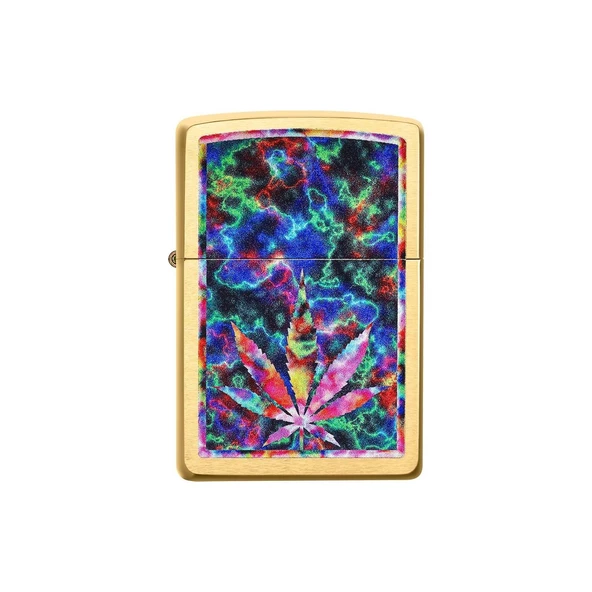 Zippo Çakmak 49398 Leaf Design - 4
