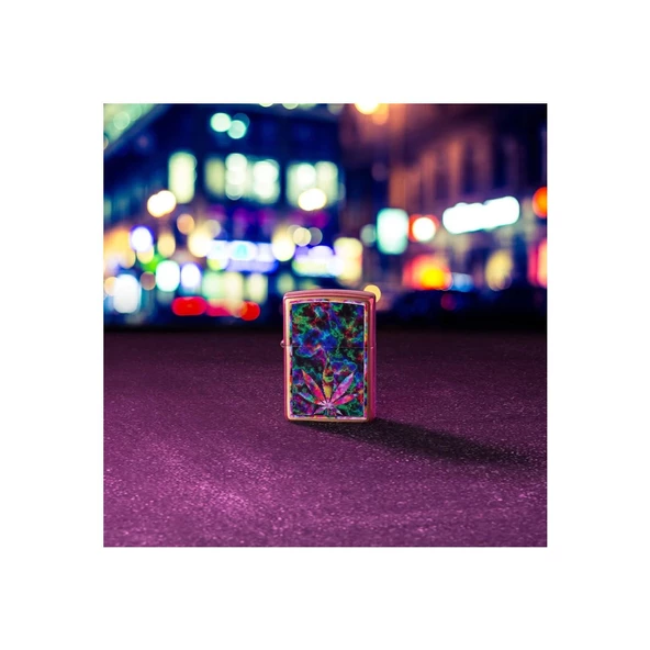 Zippo Çakmak 49398 Leaf Design - 2