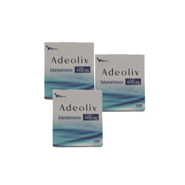 Adeoliv 400mg (Ademetionin) 48 Enterik Tablet x 3 Adet