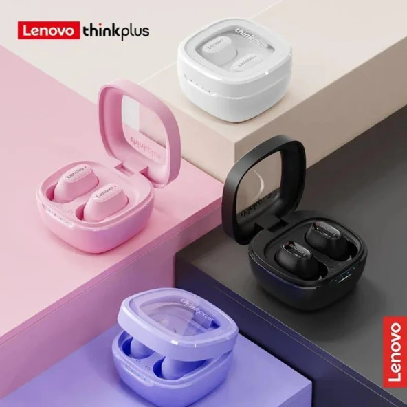 Lenovo XT62 kulaklık Bluetooth 5.3 kablosuz kulakiçi kulaklık HD çağrı Pembe - Resim 3