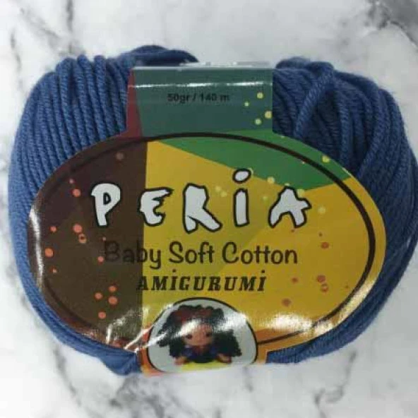 Peria Baby Cotton Amigurumi Örgü İpi 33 İndigo Mavi