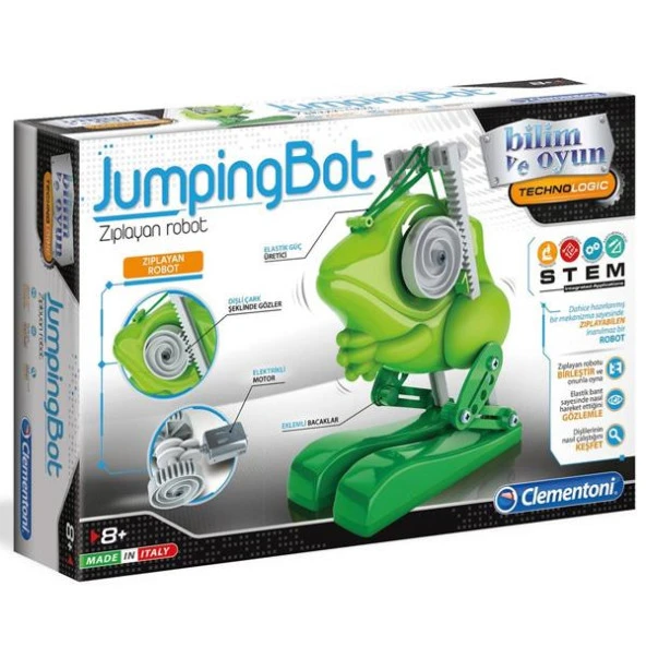 Clementoni Jumpıngbot Zıplayan Robot 64956 - 1