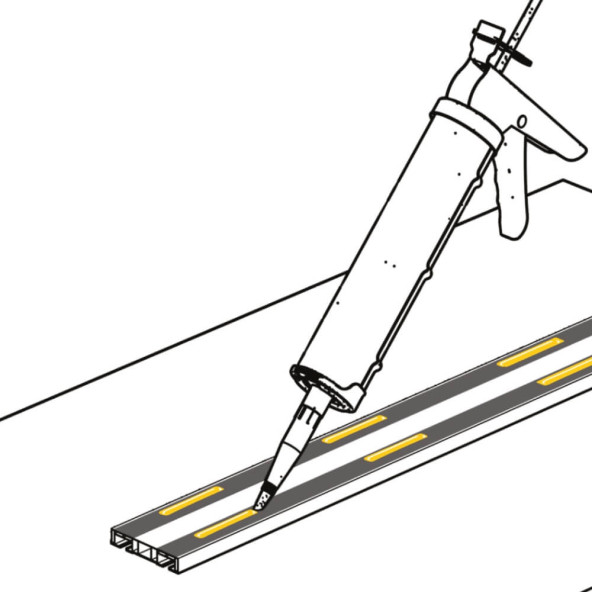 SlimFlex Korniş Yapıştırıcı 290ml - 3