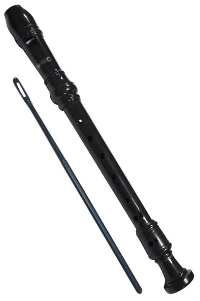 Midex FL-8BK Kaliteli Siyah Blok Flüt - Resim 2