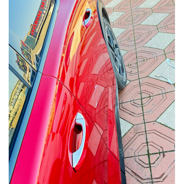 Peugeot 408 Krom Kapı Kolu 4 Kapı 5 Parça 2022+ Paslanmaz Çelik - Resim 3