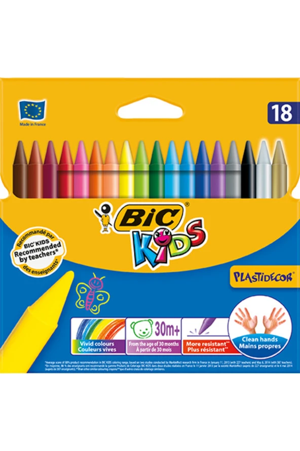 Bic 18li Silinebilir Pastel Boya Bıc 8297711