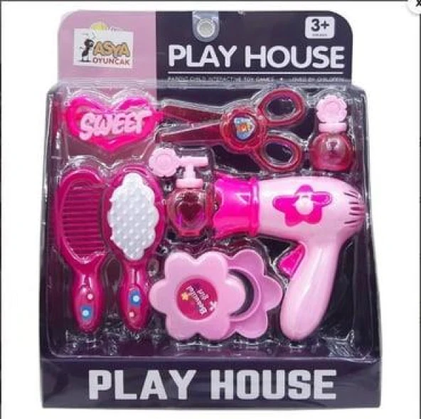 Play House Güzellik Seti Saç Bakım Ürünleri Pembe