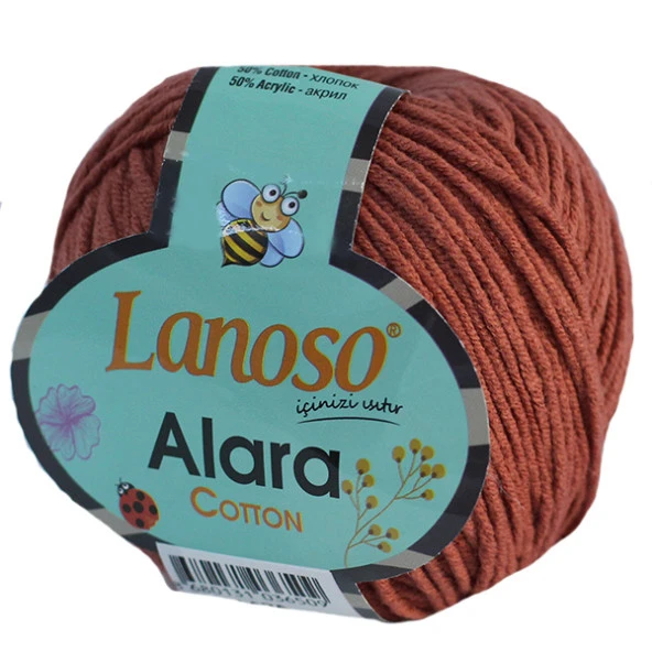 Lanoso Alara Amigurumi Örgü İpi 936 Kiremit