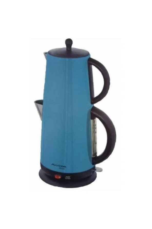 AWOX Demplus Indigo Mavi Paslanmaz Çay Makinası