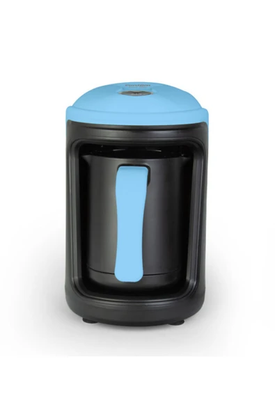 Fantom KS1000 Mavi Kahve Saati Türk Kahve Makinesi 5 Fincan Kapasiteli Sağ - Sol El Uyumlu - Resim 5