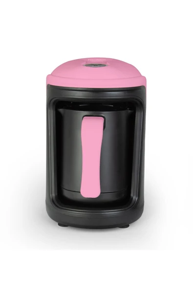 Fantom KS1000 Pembe Kahve Saati Türk Kahve Makinesi 5 Fincan Kapasiteli Sağ - Sol El Uyumlu - Resim 3