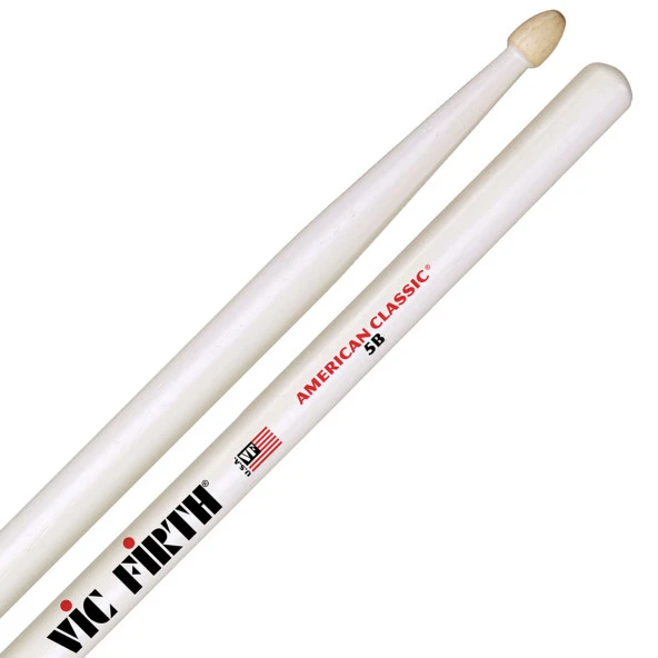 VIC FIRTH 5AW - AMERİCAN CLASSİC 5A BEYAZ BAGET