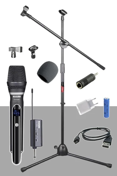 Lastvoice Tx-101ST Ayaklı Kablosuz Mikrofon ürün görseli 1