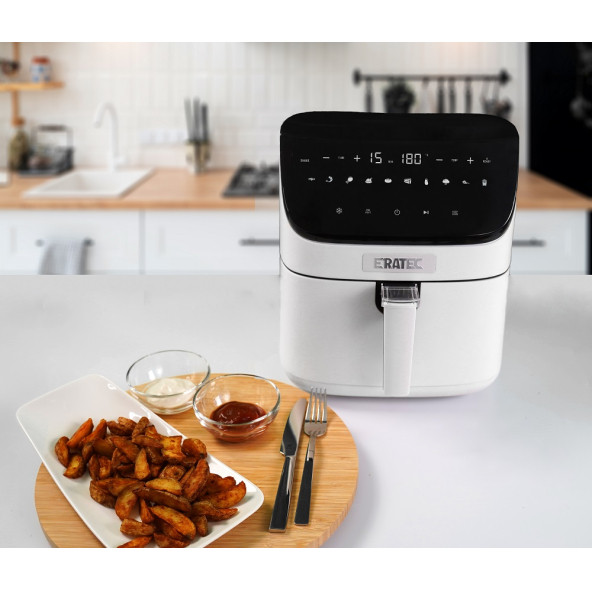 Eratec Airfryer Sıcak Hava Fritözü AF-66 Beyaz - 2