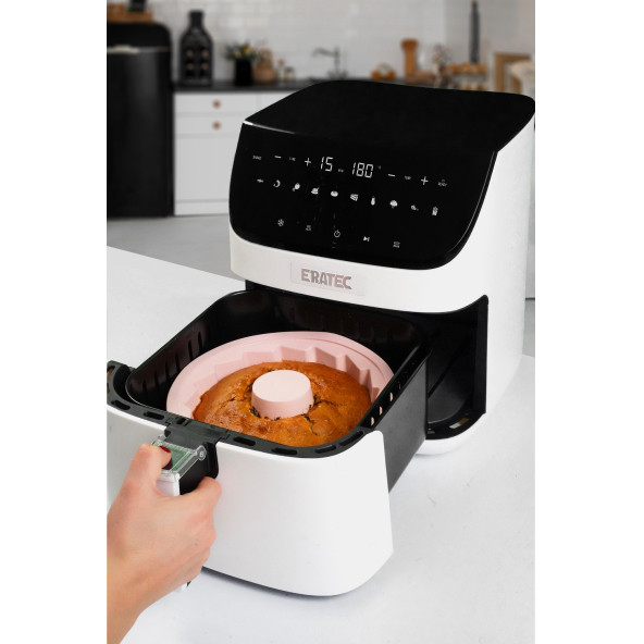 Eratec Airfryer Sıcak Hava Fritözü AF-66 Beyaz - 3