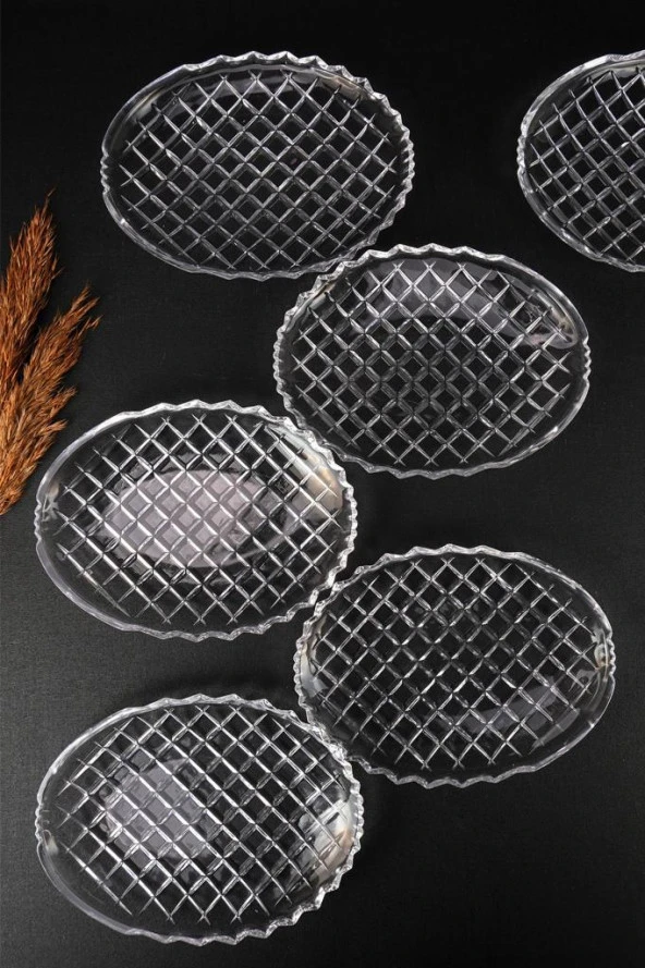 Digithome Kafes 6’lı Pasta Tabağı Seti 20 Cm – SN.PST.300 C1-1-288