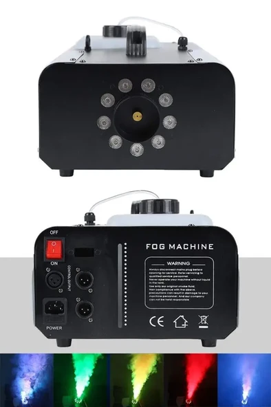 Quenlite QL-2200 DMX RGB Sis Makinası 2200 Wattı DMX Kontrollü LED Işıklı - 2