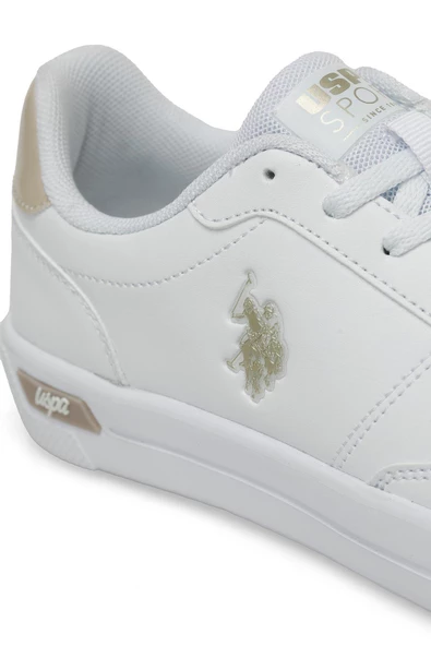 U.s. Polo Assn. Ellıs 4fx Beyaz Kadın Sneaker - Resim 7