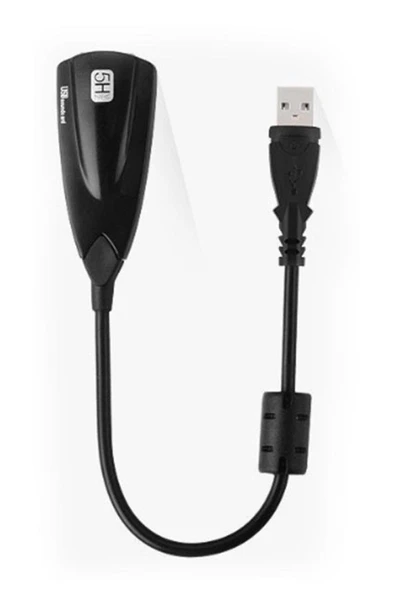 Midex K1 7.1 Mini Usb 3.5 Girişli Ses Kartı (SİYAH) - Resim 3