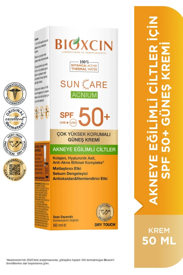 Bioxcin Sun Care Akneye Eğilimli Ciltler Için Güne