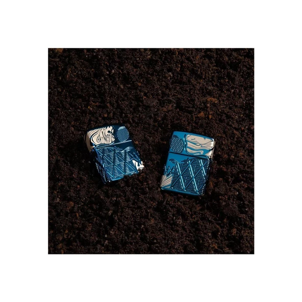 Zippo Çakmak 49705 Skull Design - 4