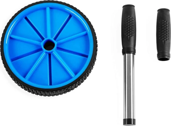 Ab Wheel Fitness Karın Kası Sixpack Egzersiz Tekeri Spor Aleti Tekerlekli Şınav Mekik Kardiyo Teker - 4