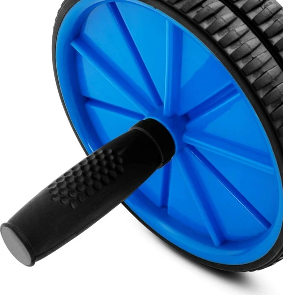 Ab Wheel Fitness Karın Kası Sixpack Egzersiz Tekeri Spor Aleti Tekerlekli Şınav Mekik Kardiyo Teker - 2