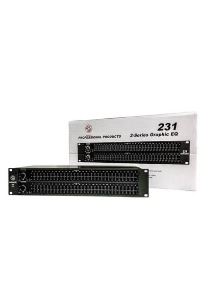 Quenlite EQ231 2x31 Band Grafik Ekolayzer - Resim 2