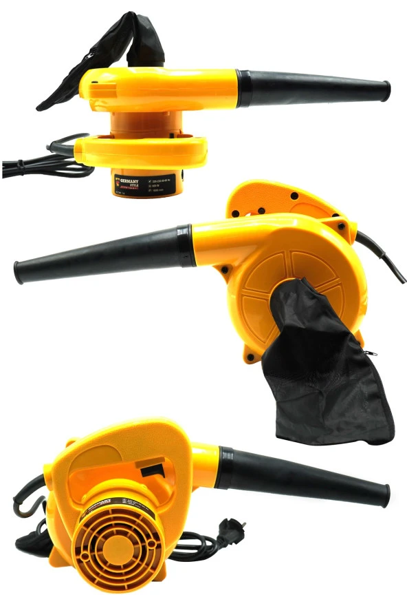 Germany Style 90011VFX Hava Üfleme / Emme Makinesi Elektrikli Hava Üfleme Körüğü
