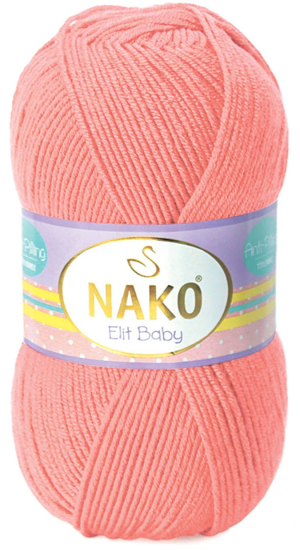 Nako Elit Baby Örgü Bebe İpi 11452 Açık Koral