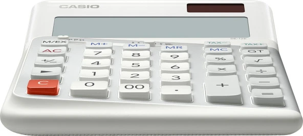 Casio DE-12E-WE 12 Haneli Masaüstü Hesap Makinesi - 3