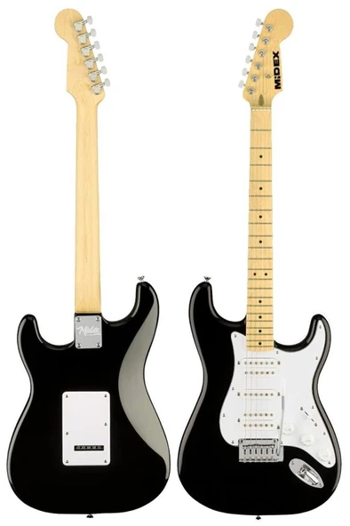 Midex RPH-40WB-ST Siyah Beyaz Elektro Gitar Seti HSH Manyetik Maple Klavye Üst Kalite - Resim 4