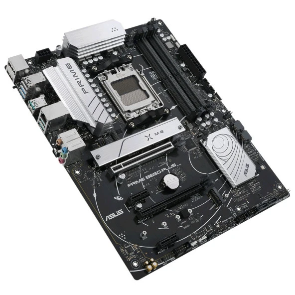 ASUS PRIME B650-PLUS-CSM AMD B650 Soket AM5 DDR5 6400MHz (OC) HDMI DP M.2 ATX Anakart - 3