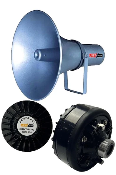 Lastvoice Driver-200H Hornlu Cami Ünit Ezan Minare Hoparlörü 200 Watt 16 Ohm ürün görseli