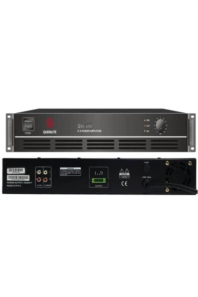 Quenlite QXL-650 Power Anfi 650 Watt Hat Trafolu 100V/8 Ohm - Resim 2