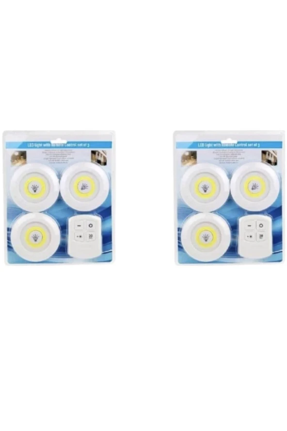 Technomax Geseus Uzaktan Kumandalı Pilli Üçlü Spot Led - 2